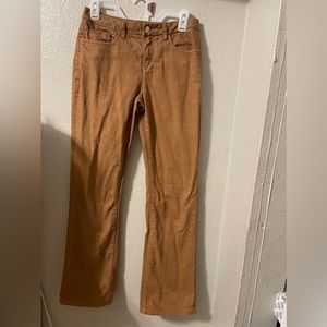 Khaki flare jeans